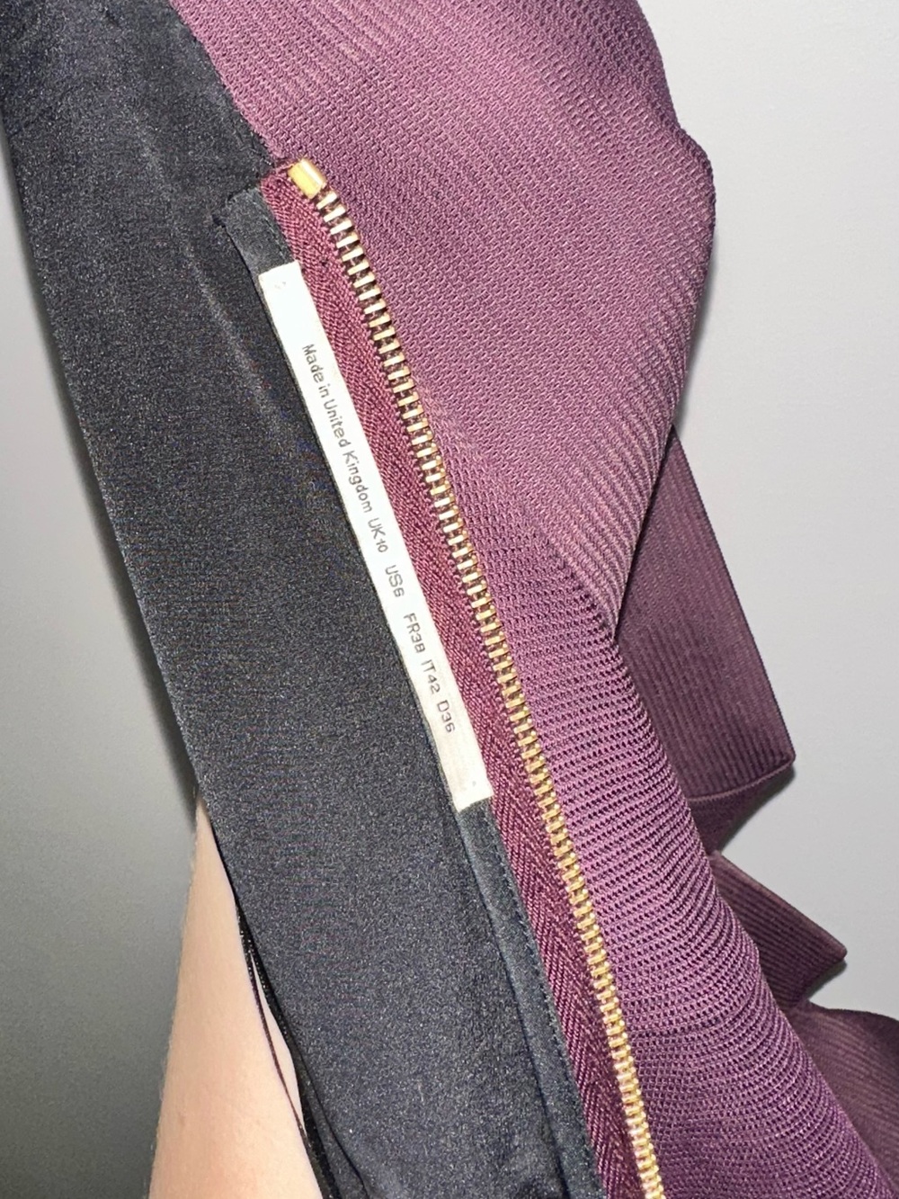 Roland Mouret Plum Sheath Dress - Picture 6 of 8